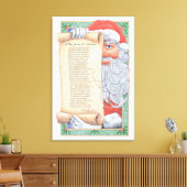 Kerstkerstmis Canvas Afdruk (Insitu (Woonkamer))