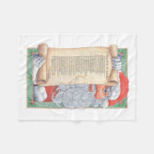 Kerstkerstmis Fleece Deken (Voorkant (Horizontaal))
