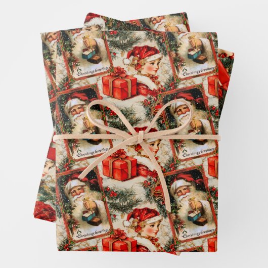  kerstKerstmis Inpakpapier Vel (In situ)