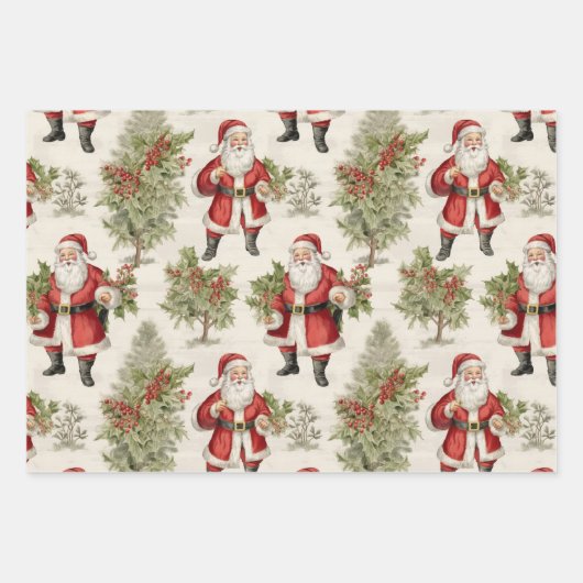  kerstKerstmis Inpakpapier Vel (Voorkant)