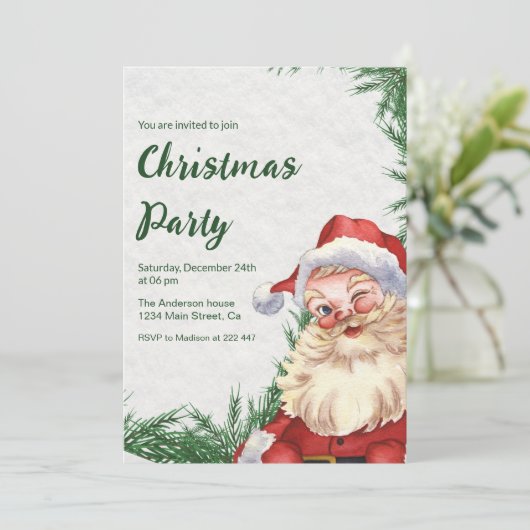 Kerstkerstmis Kaart (Staand voorkant)