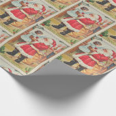 kerstkerstmis met Retro Cadeaupapier (Hoek)