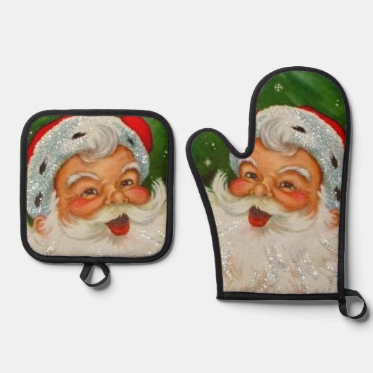 kerstKerstmis Ovenwant & Pannenlap Set (Voorkant)