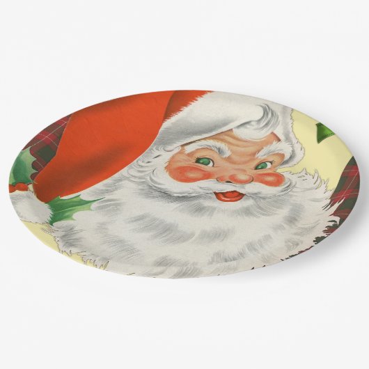 kerstKerstmis Papieren Bordje (Gekanteld)