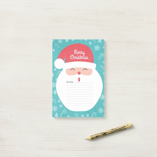 Kerstkerstmis Post-it® Notes (Op bureau)