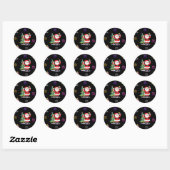 Kerstkerstmis Ronde Sticker (Vel)