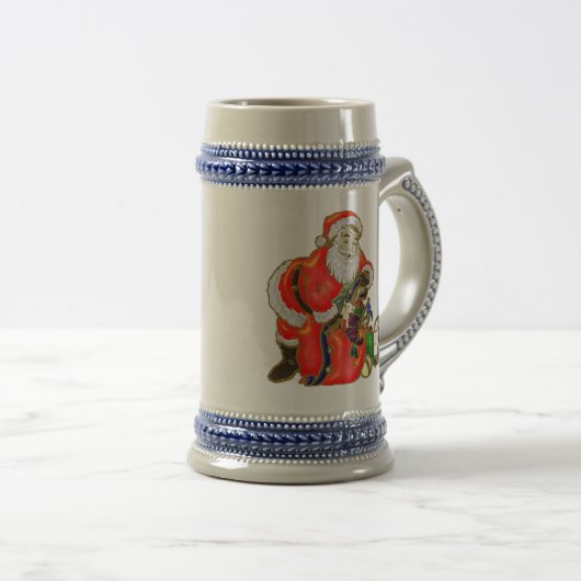 KerstkerstMok voor Cadeaus van Kerstmis Bierpul (Voorkant rechts)