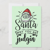 Kerstkerstmonogram Kaart (Achterkant)