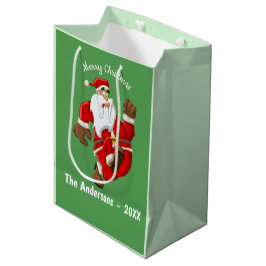 Kerstkerstmonogram Medium Cadeauzakje