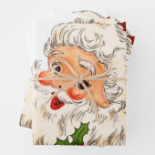 kerstkerstontkoppeling St. Nick Inpakpapier Vel (In situ)