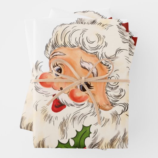  kerstkerstontkoppeling St. Nick Inpakpapier Vel (In situ)