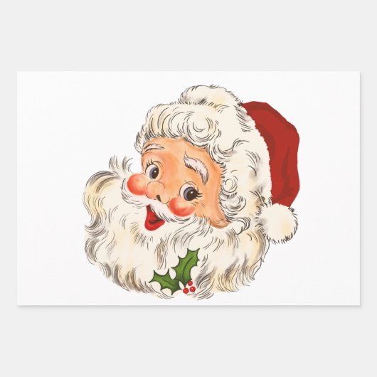 kerstkerstontkoppeling St. Nick Inpakpapier Vel (Voorkant)