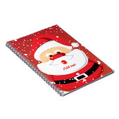 Kerstkerstontwerp voor de kerstkerstman met een ko notitieboek (Rechterzijde)