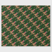 Kerstkerstpapier voor kerstcadeautjes, kerstcadeau cadeaupapier (Vlak)