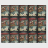 Kerstkerstpapier voor kerstkerstmis cadeaupapier (Vlak)