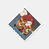 Kerstkerstpapier voor Kerstmis, Napkin Servet (Hoek)