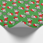 Kerstkerstpapier voor online boerenstijl cadeaupapier (Hoek)