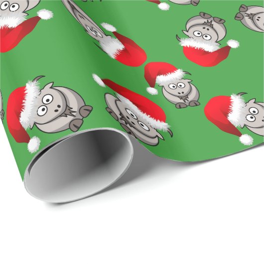 Kerstkerstpapier voor online boerenstijl cadeaupapier (Rol Hoek)