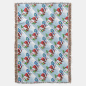 Kerstkerstpatroon Deken (Voorkant Verticaal)