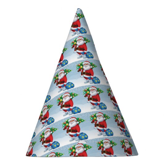 Kerstkerstpatroon Feesthoedjes (Rechts)