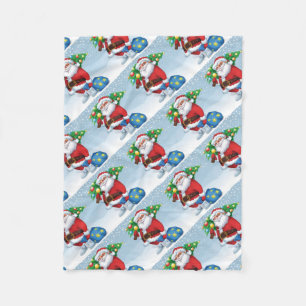 Kerstkerstpatroon Fleece Deken