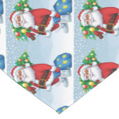 Kerstkerstpatroon Korte Tafelloper (Hoek)