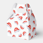 Kerstkerstpatroon voor kerstmis bedankdoosjes (Achterkant)