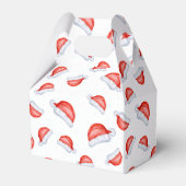 Kerstkerstpatroon voor kerstmis bedankdoosjes (Voorkant Zijde)