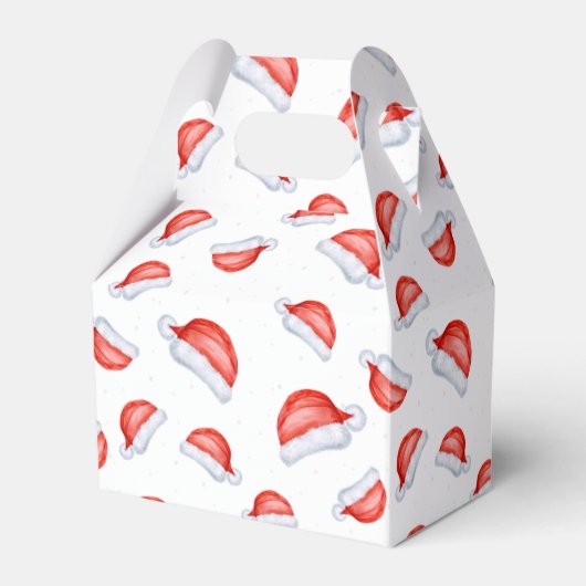 Kerstkerstpatroon voor kerstmis bedankdoosjes (Voorkant Zijde)