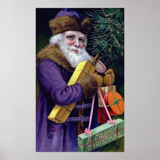 kerstkerstPoster afdrukken Poster (Voorkant)