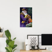 kerstkerstPoster afdrukken Poster (Thuiskantoor)