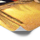 kerstkerstPoster afdrukken Poster (Hoek)