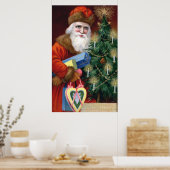  kerstkerstPoster afdrukken Poster (Keuken)