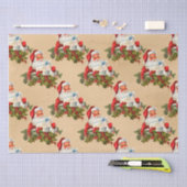 kerstkerstrecorder tissuepapier (Craft)