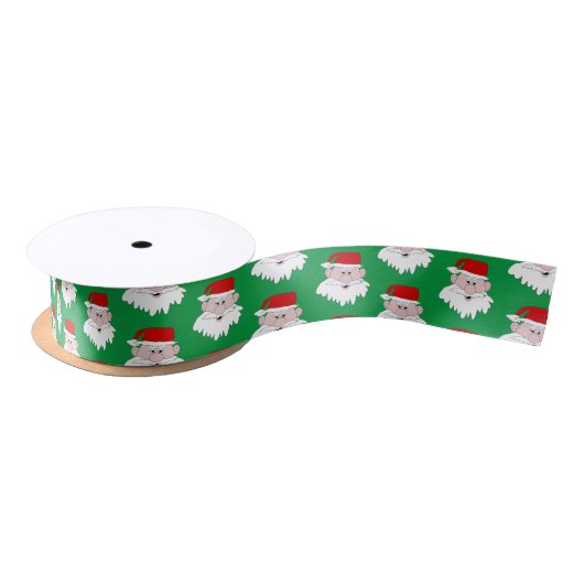 Kerstkerstsatin Ribbon Satijnen Lint (Spoel)