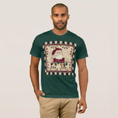 Kerstkerstshirt T-shirt (Voorkant volledig)