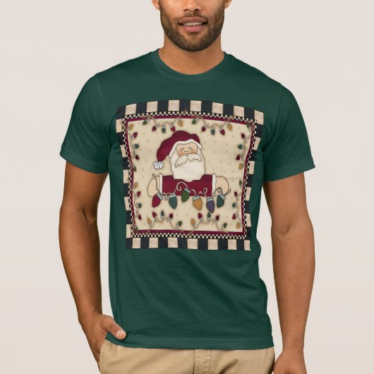 Kerstkerstshirt T-shirt (Voorkant)