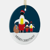 Kerstkerstsieraad met kleine kersthulp keramisch ornament (Rechts)