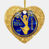 Kerstkerstsieraden op naam gesteld, keramisch ornament (Voorkant)