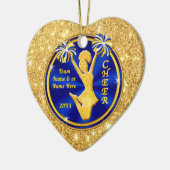 Kerstkerstsieraden op naam gesteld, keramisch ornament (Links)