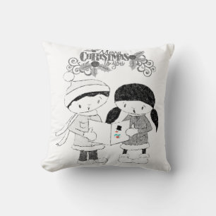 KerstkerstSierkussen, prettige kerst Kussen