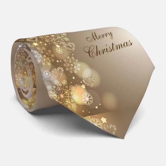 KerstkerstStropdas, prettige kerst Stropdas (Opgerold)