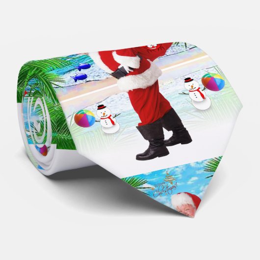 KerstkerstStropdas, zomerbakkerst Stropdas (Opgerold)