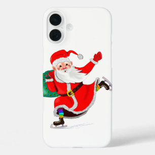 Kerstkersttasje met iPhone iPhone 16 Plus Hoesje