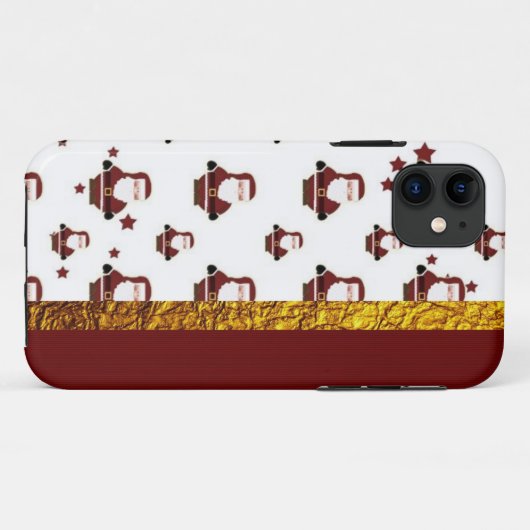 Kerstkersttasje met iPhone Case-Mate iPhone Case (Achterkant (horizontaal))