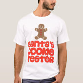 Kerstkersttrui van Santa's Cookie T-shirt (Voorkant)