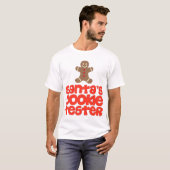 Kerstkersttrui van Santa's Cookie T-shirt (Voorkant volledig)