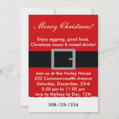 Kerstkerstuitnodiging, Ho! Kaart (Achterkant)