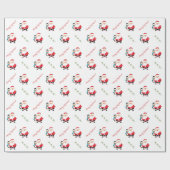 Kerstkerstvakantie met kerstmis cadeaupapier (Vlak)