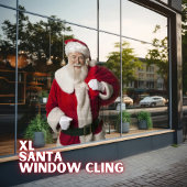 Kerstkerstvensterkoeling Raamsticker